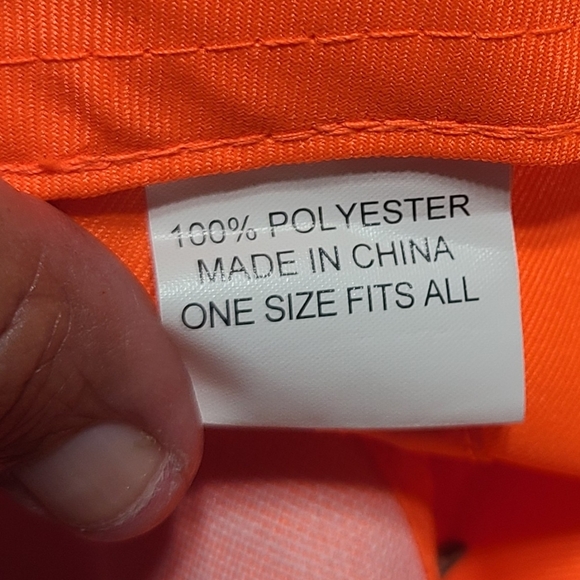 Vintage Buckmasters 1986 Deer Hunting Cap NWOT Blaze Orange - Picture 6 of 6